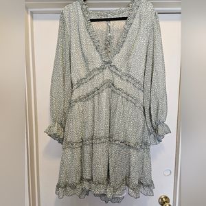 Cute Patterned Mini Dress